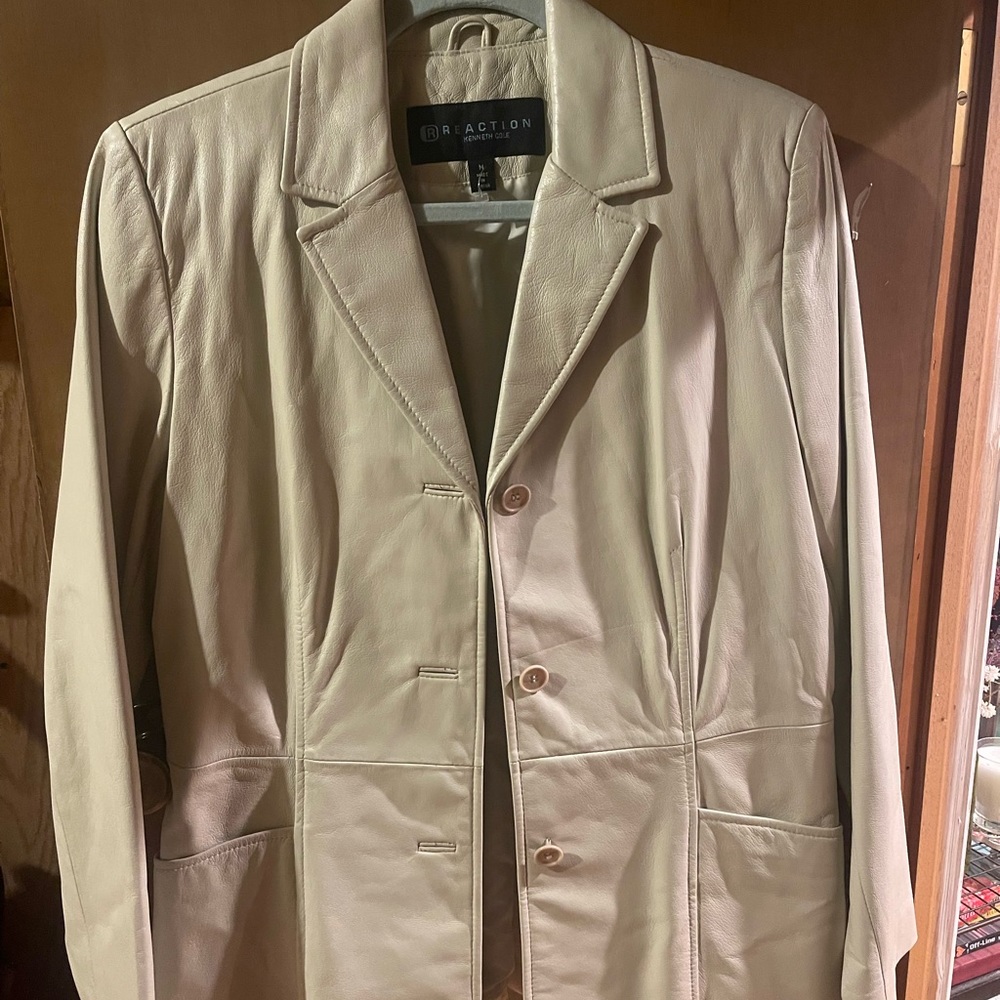 Kenneth Cole Reaction Leather Blazer